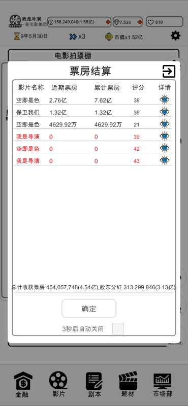 模拟当导演拍戏的游戏有哪些