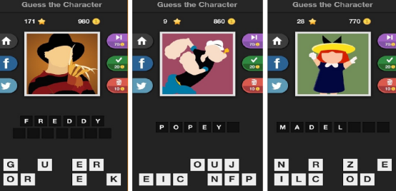 有趣的猜人名游戏有哪些