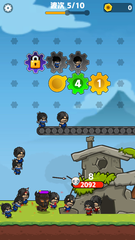 有一款闯关游戏有齿轮有哪些